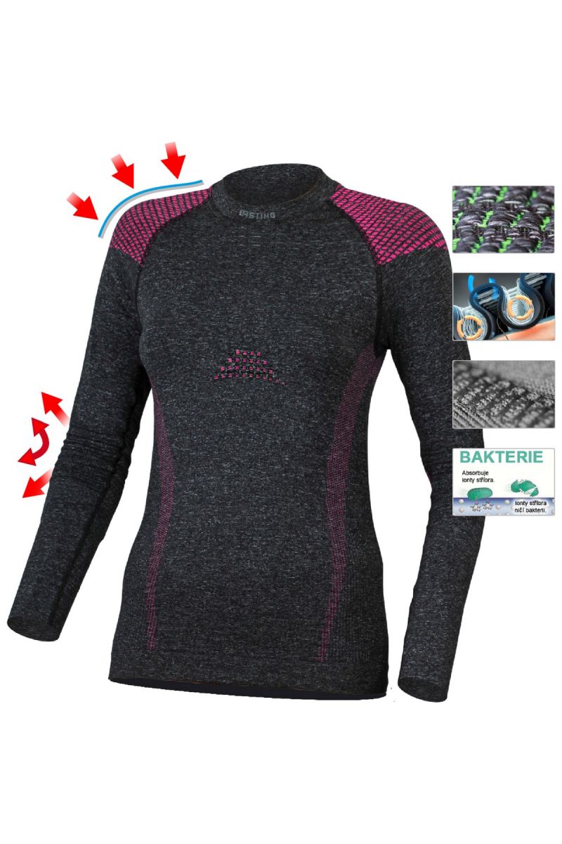 Lasting TELA 8940 termo bezšvové tričko Veľkosť: XXS/XS