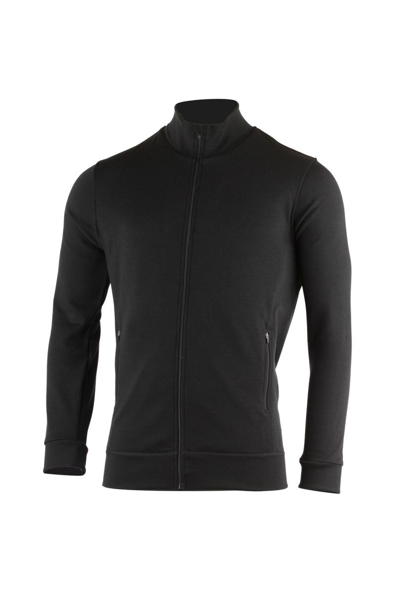 Lasting pánska merino mikina THERM čierna Veľkosť: L 8595067896359