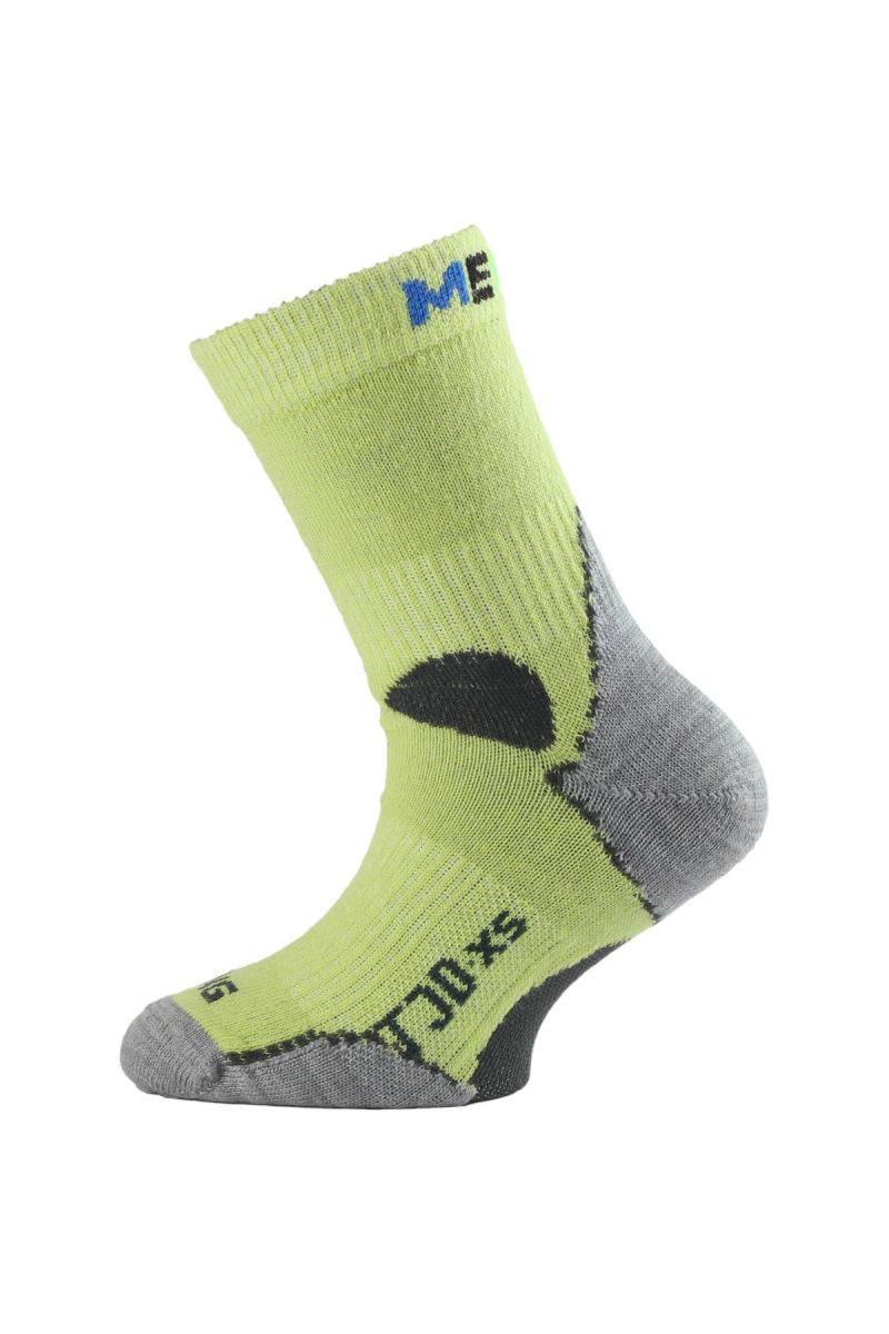 Lasting TJD 600 žltá merino ponožka junior slabšie Veľkosť: (34-37) S