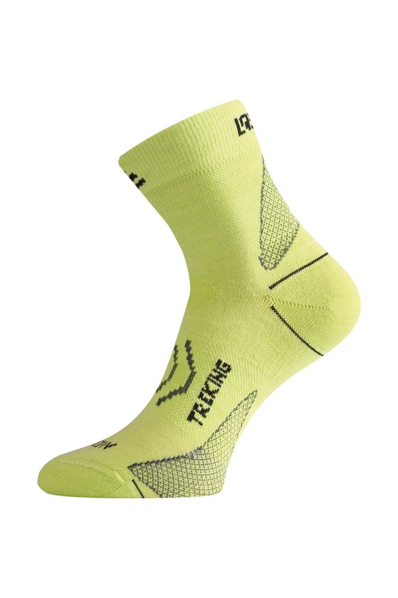 Lasting TNW 668 zelená merino ponožka Veľkosť: (42-45) L