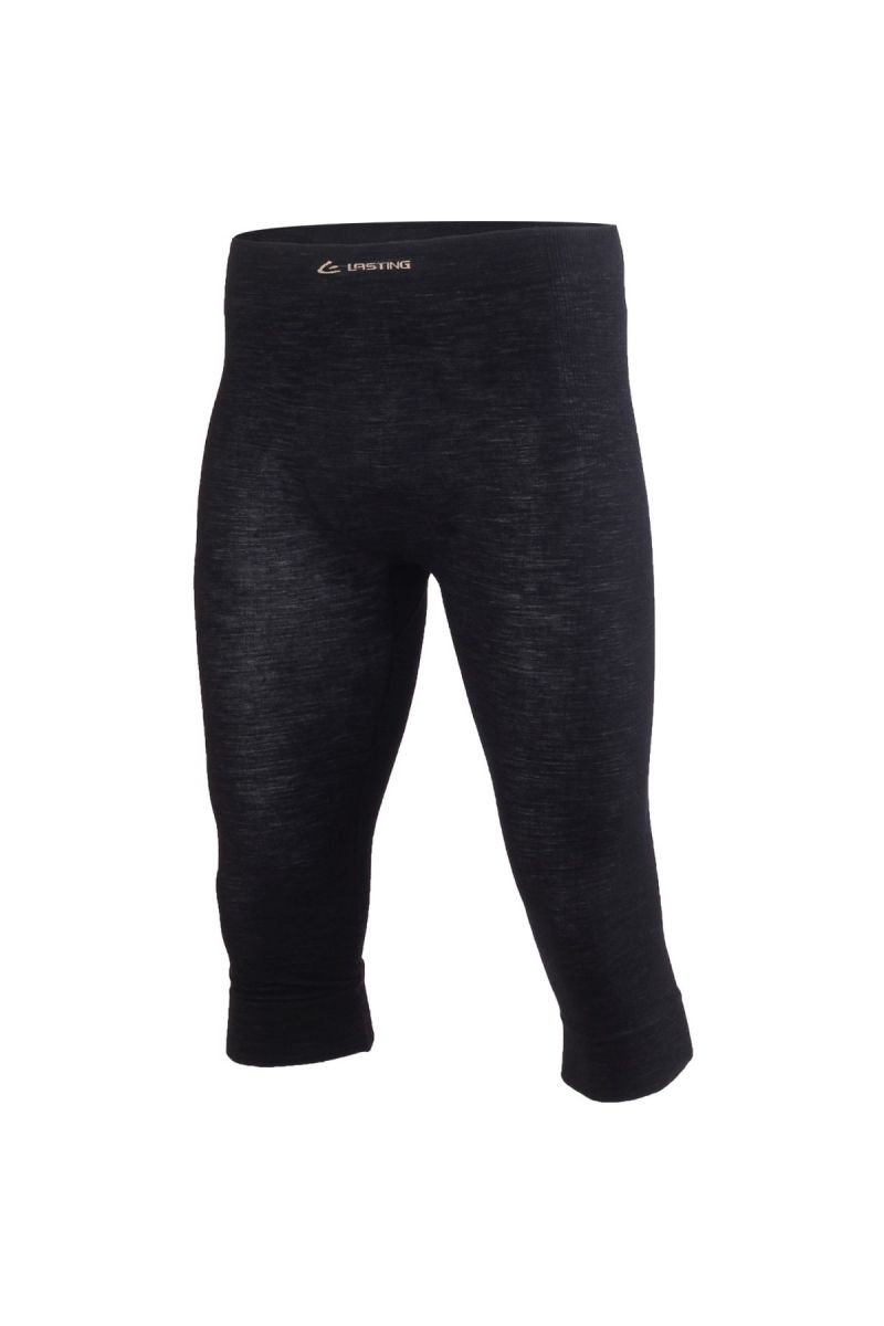 Lasting ware 9090 čierny vlnený bezšvové 3/4 Veľkosť: S/M