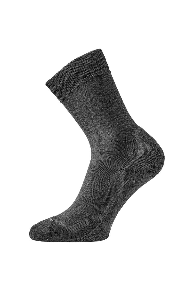 Lasting WHI 909 čierne vlnené ponožky Veľkosť: (34-37) S
