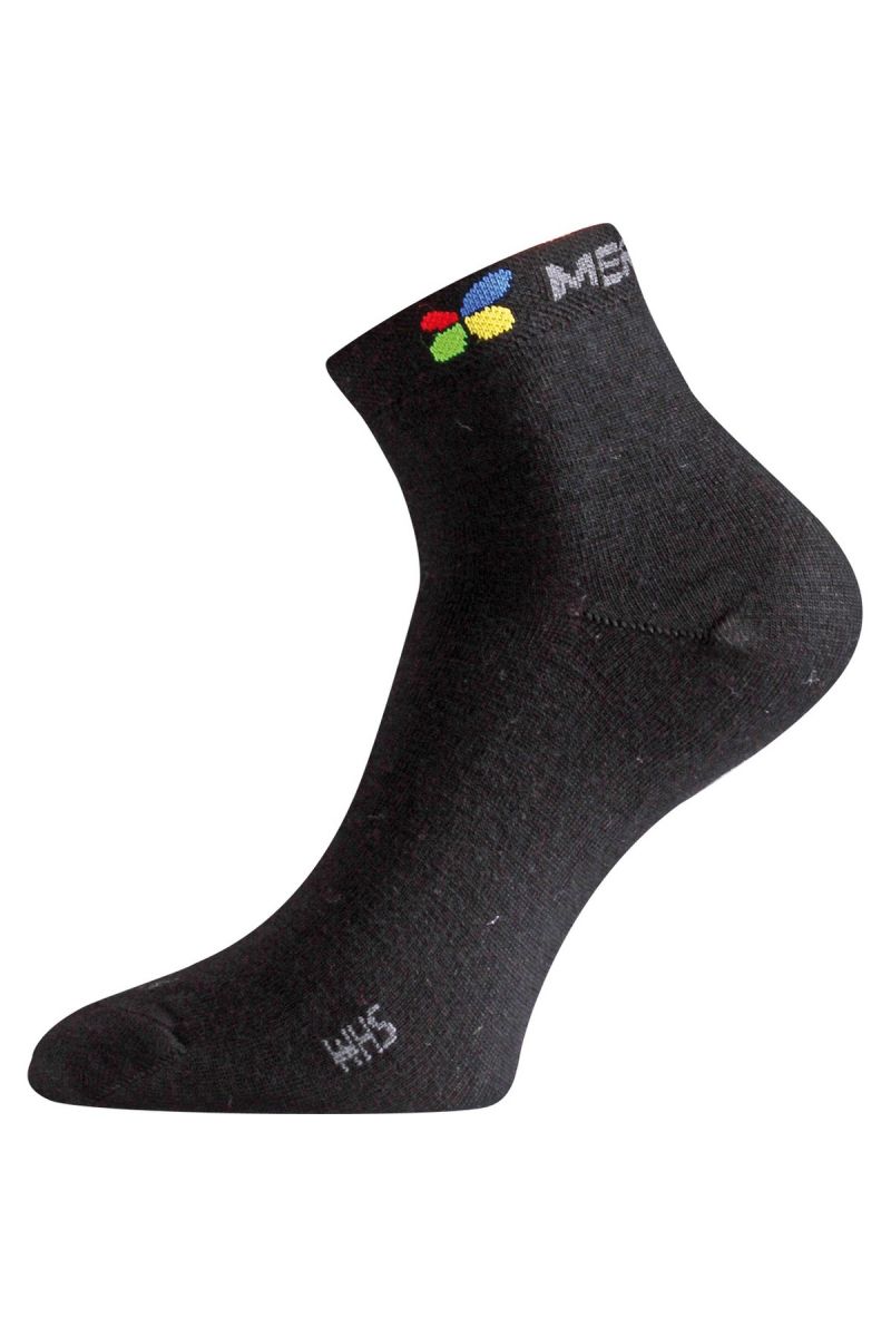 Lasting WHS 988 čierne ponožky z merino vlny Veľkosť: (46-49) XL ponožky