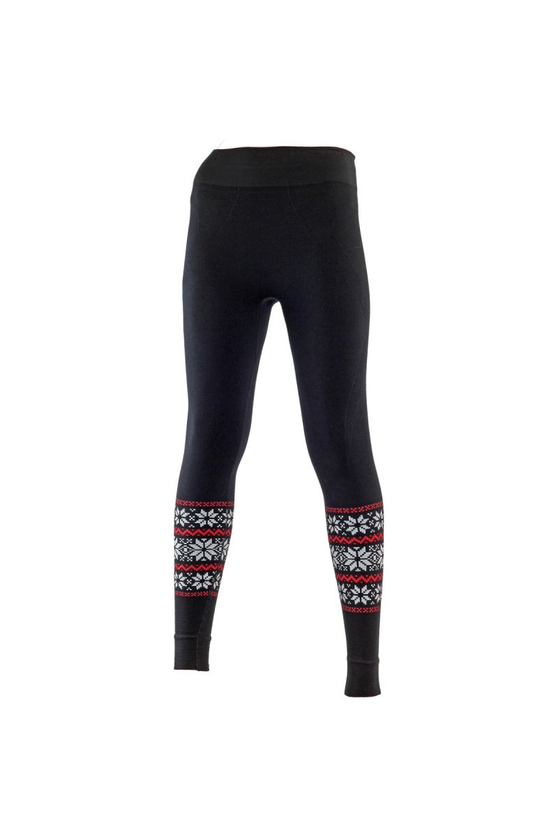 Lasting Wila 9N13 čierna bezšvové Merino spodky Veľkosť: XXS/XS