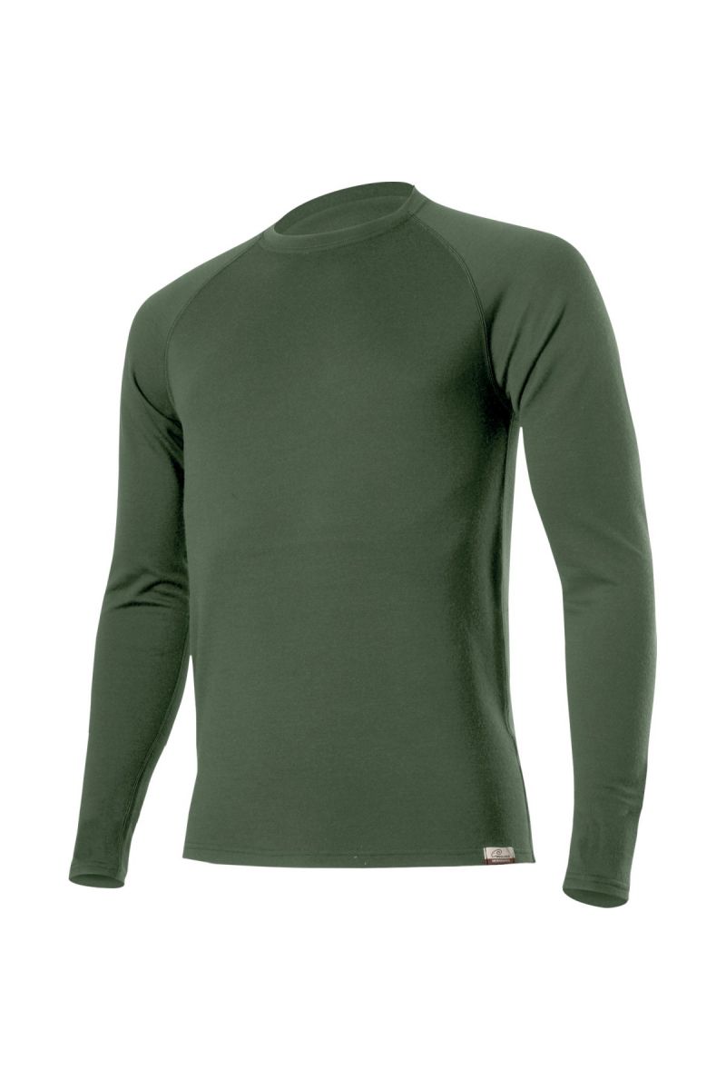 Lasting WITY 6262 zelená vlnená Merino mikina Veľkosť: S 8595067872087