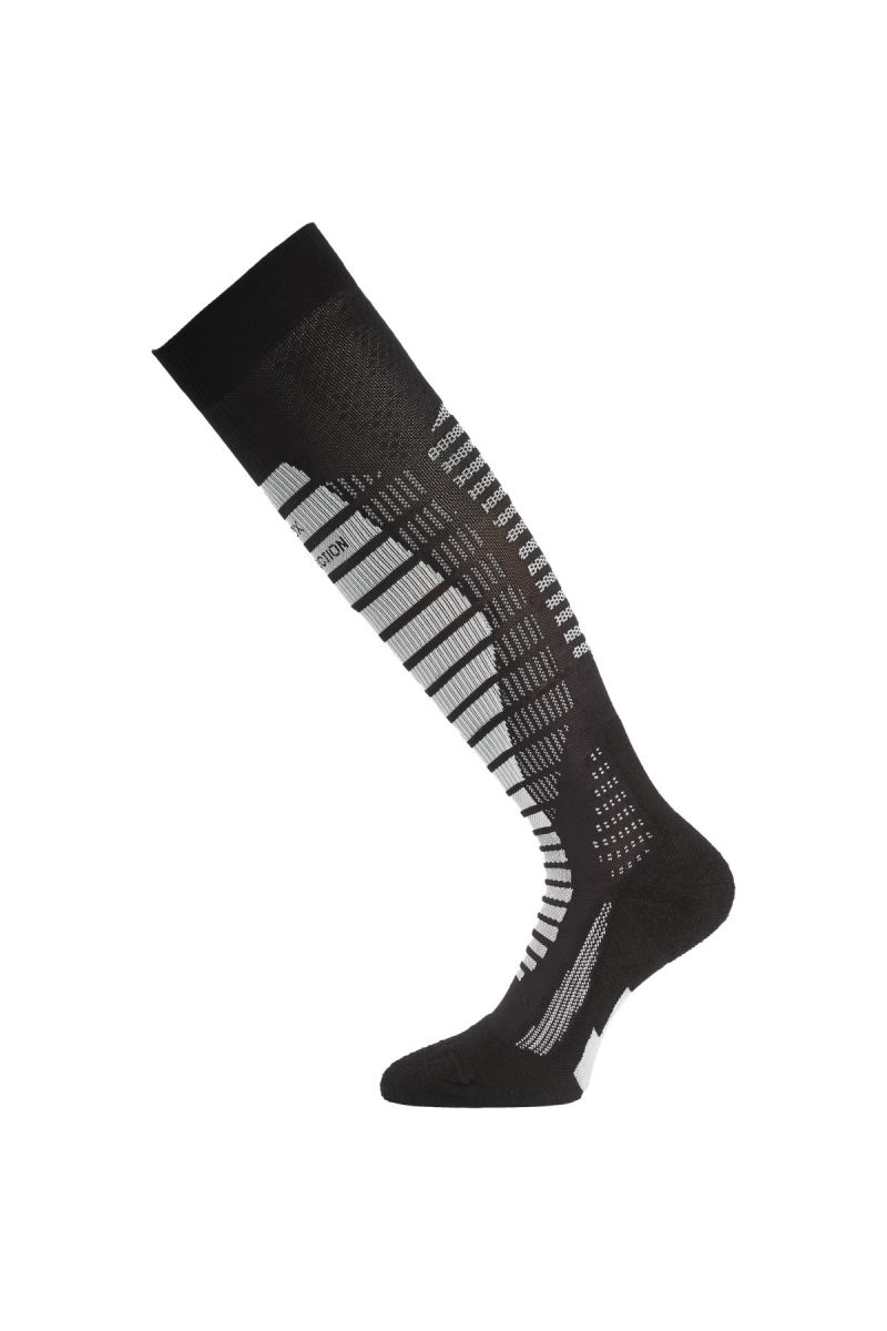 Lasting WRO 908 čierne lyžiarske podkolienky Veľkosť: (46-49) XL