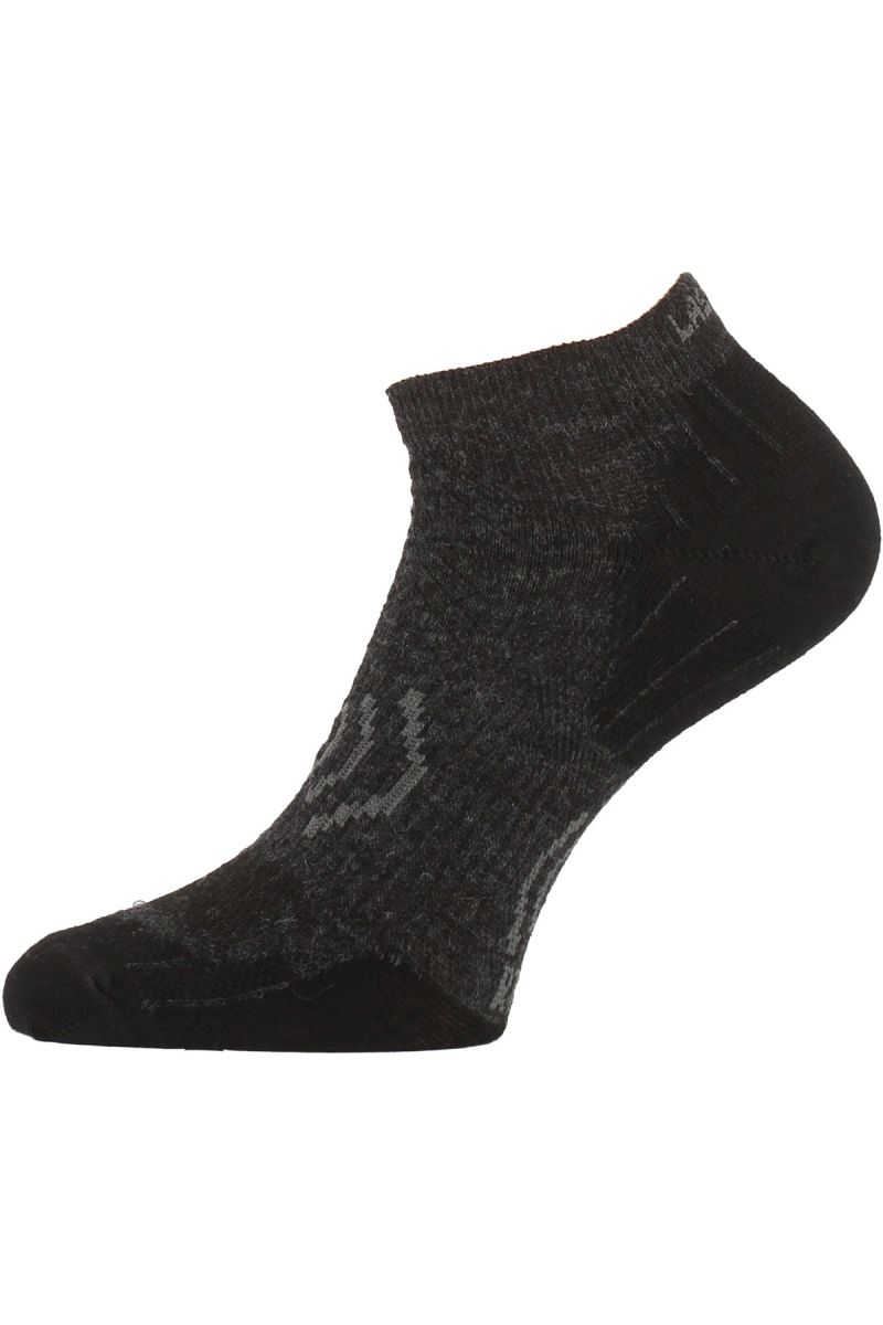Lasting WTS 816 merino ponožky šedé Veľkosť: (34-37) S