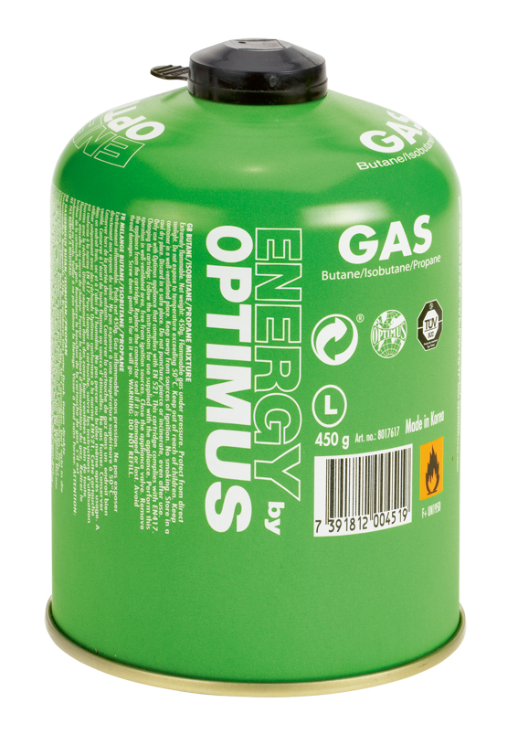 Optimus Plynová kartuša 450 g Bután / Izobután / Propán 7612013186423