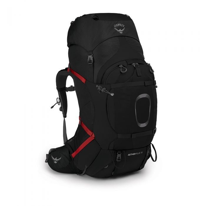 Osprey Aether PLUS 70 black Veľkosť: L/XL