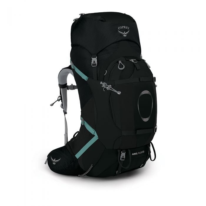 Osprey ARIEL PLUS 60 black Veľkosť: XS/S 843820109795
