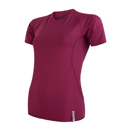 SENSOR COOLMAX TECH dámske tričko kr.rukáv lilla Veľkosť: S