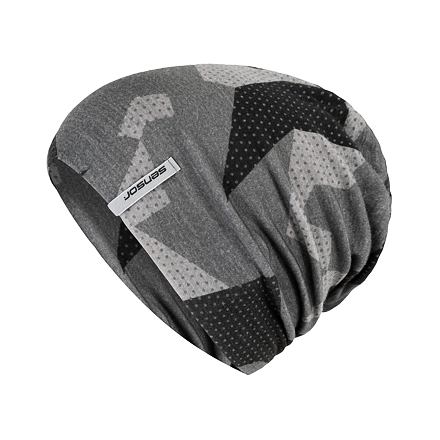 Sensor čiapka MERINO IMPRESS čierna / camo Veľkosť: L
