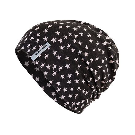 Sensor čiapka MERINO IMPRESS čierna / stars Veľkosť: L 8592837070100