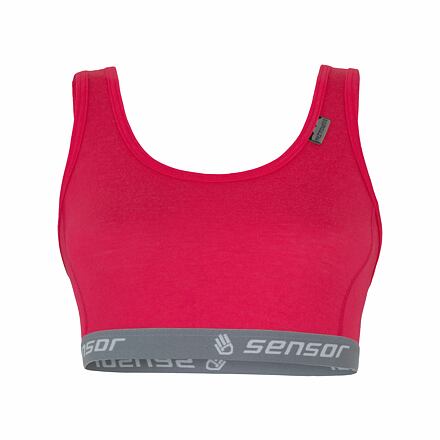 SENSOR MERINO ACTIVE dámska podprsenka magenta Veľkosť: M