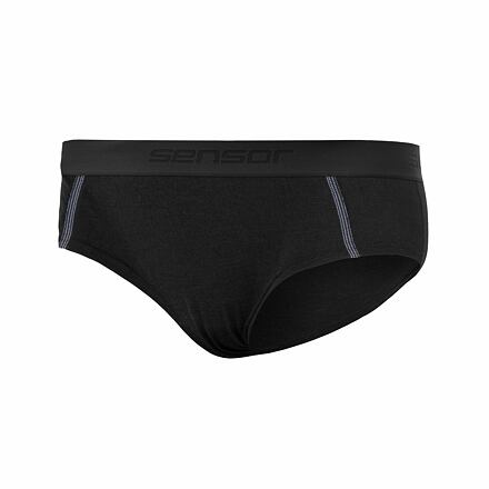 SENSOR MERINO ACTIVE dámske nohavičky čierna Veľkosť: L