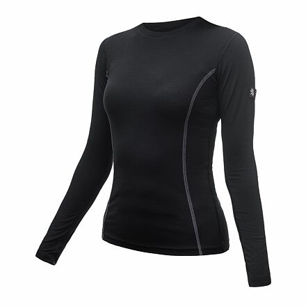 SENSOR MERINO ACTIVE dámske tričko dl.rukáv čierna Veľkosť: S