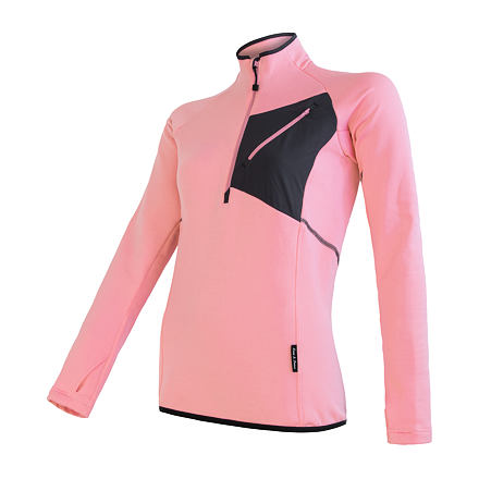 SENSOR TECNOSTRETCH dámska mikina kr.zip strawberry ice Veľkosť: S 8592837062730