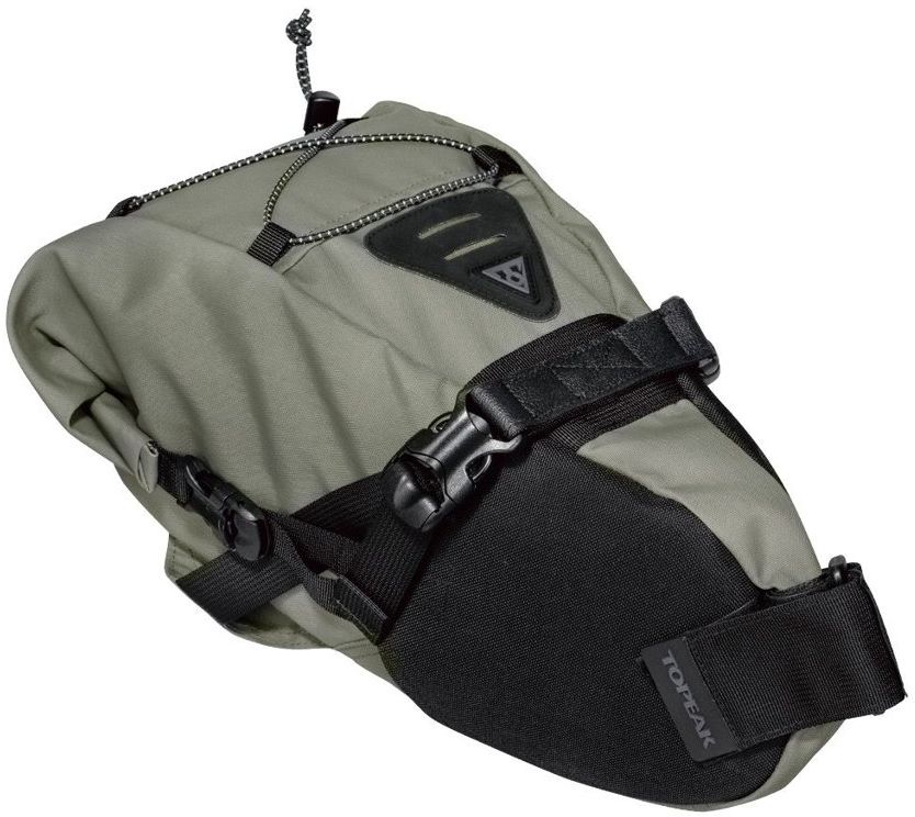 TOPEAK bikepacking BACKLOADER, rolovacie brašna na sedlovku 6l zelená Veľkosť: UNI 4710069687857