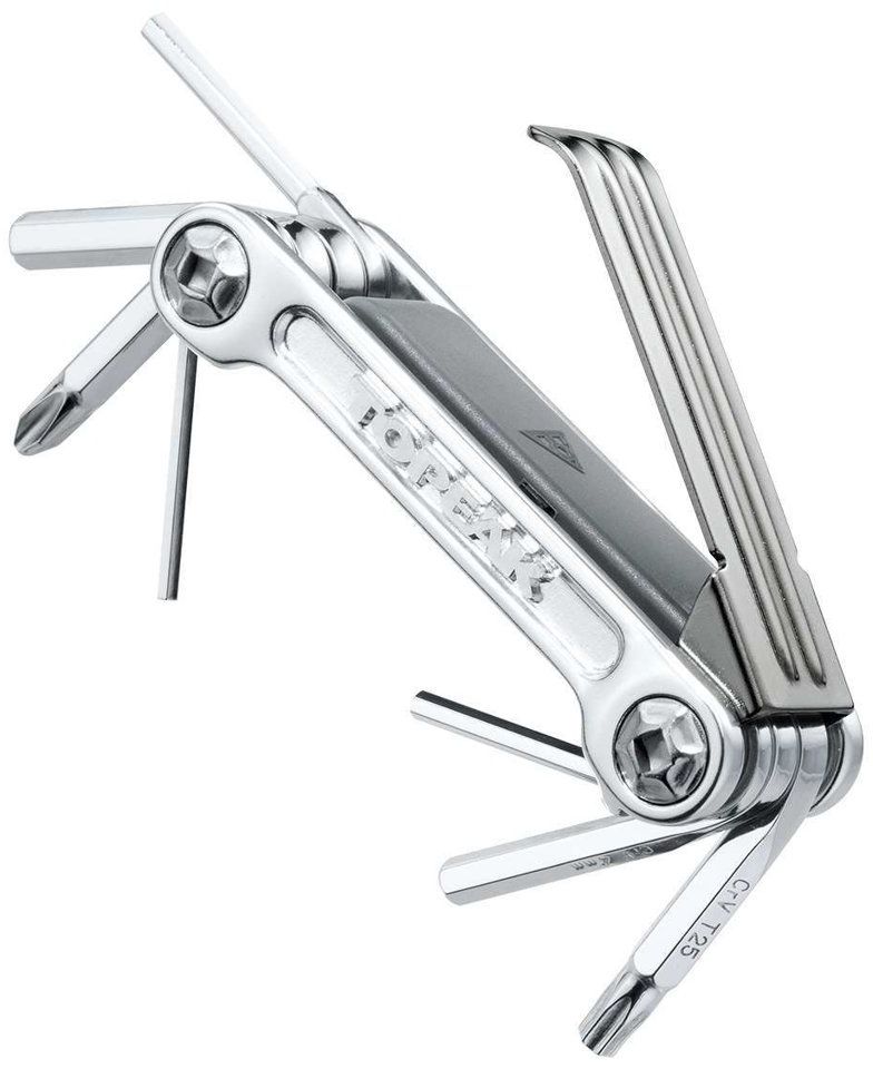 TOPEAK náradie MINI 9 PRO s puzdrom strieborná Veľkosť: UNI 4712511835069