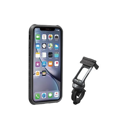 TOPEAK obal RIDECASE pre iPhone XR čierna / sivá Veľkosť: UNI