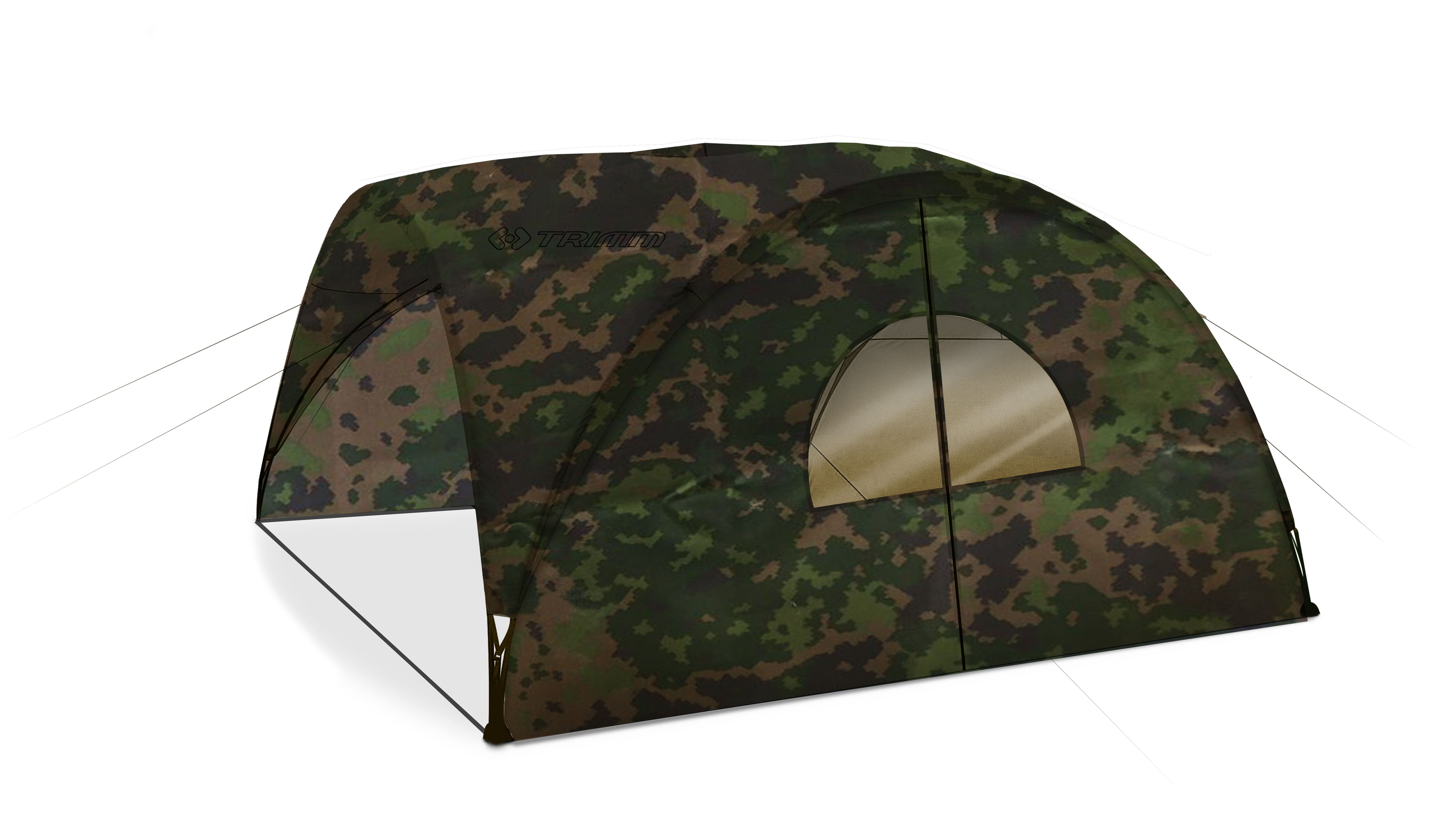 Trimm Party camo M05 - bočné zástena so zipsom a oknom