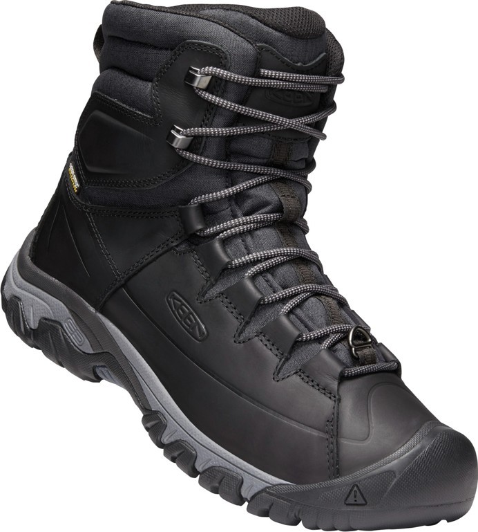 Keen Targhee LACE BOOT HIGH WP M - black / raven Veľkosť: 44,5 pánské boty