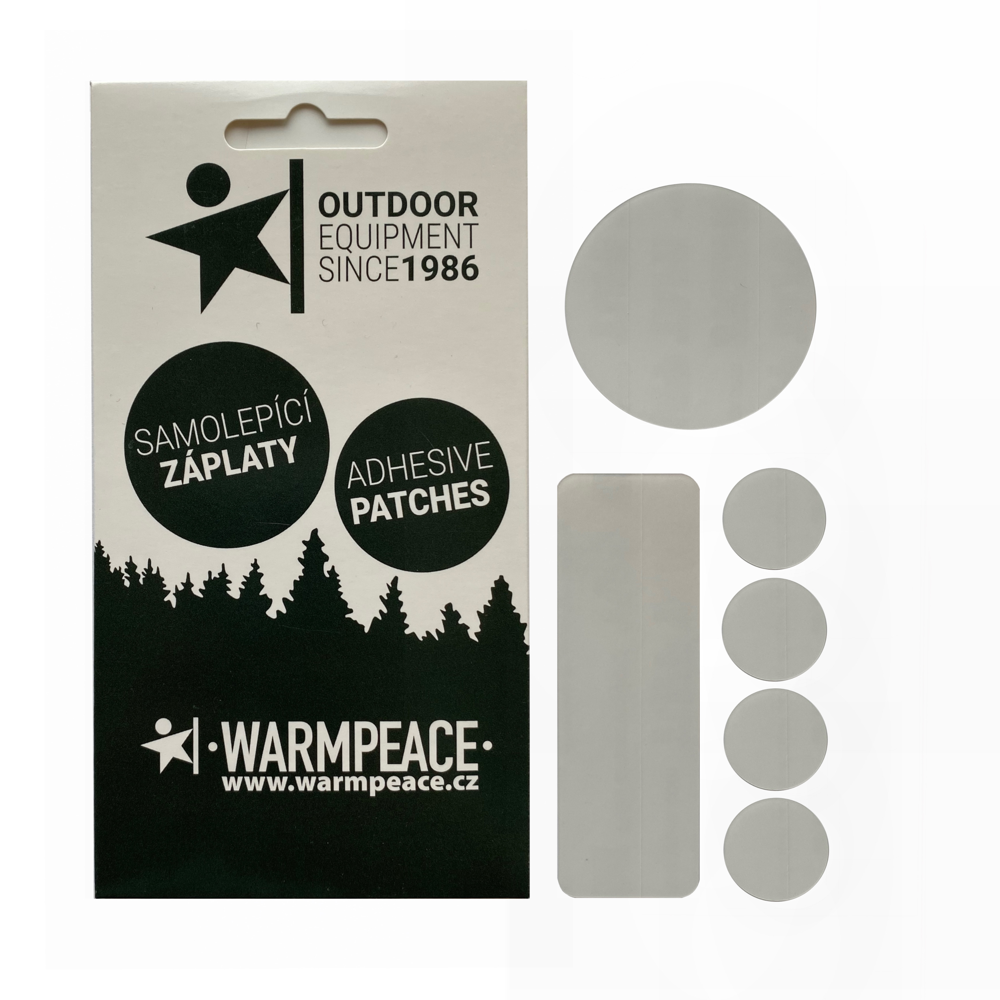 Warmpeace Záplaty samolepiace - mix 6 ks 8591037072433