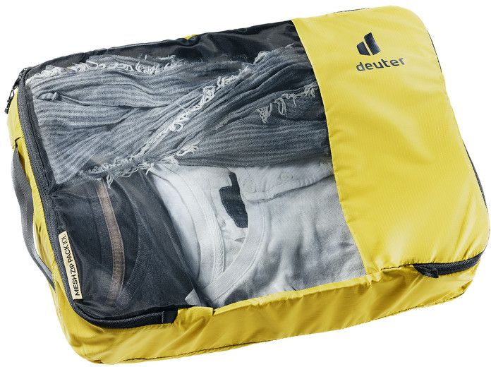 Deuter Mesh Zip Pack 10 Turmeric-black Veľkosť: OneSize