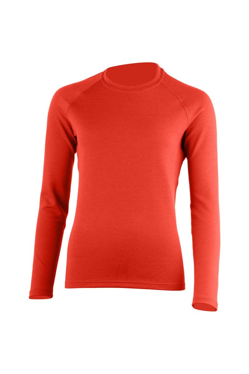 Lasting dámska merino mikina LENA 3737 červená Veľkosť: S