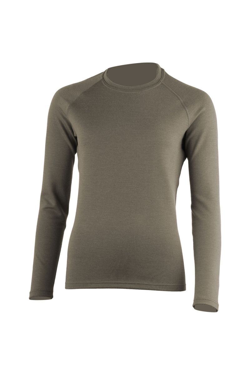 Lasting dámska merino mikina LENA 7373 hnedá Veľkosť: L