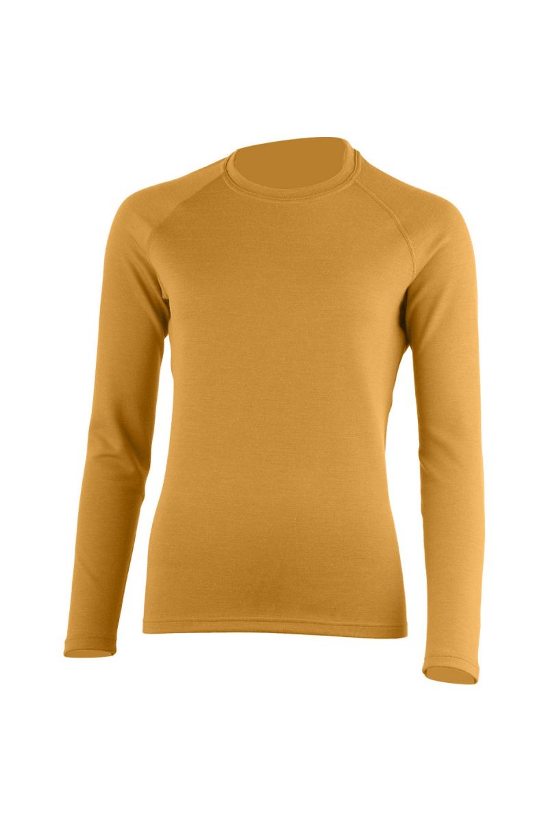 Lasting dámska merino mikina LENA 2424 horčicová Veľkosť: L 8596445031997