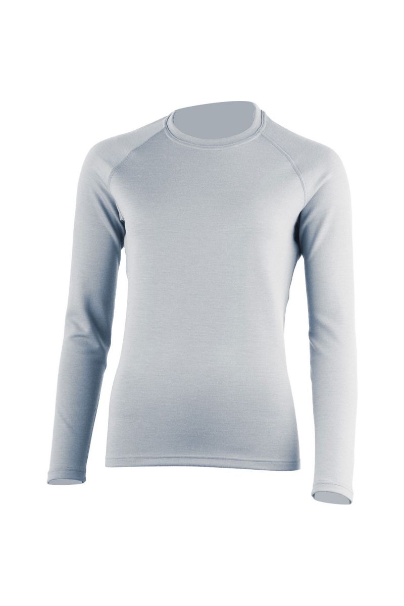 Lasting dámska merino mikina LENA 8383 sivá Veľkosť: S 8596445032260