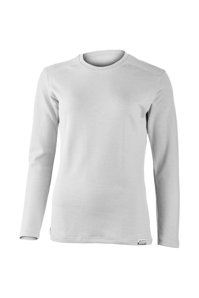 Lasting dámska merino mikina LOTA 8383 sivá Veľkosť: L