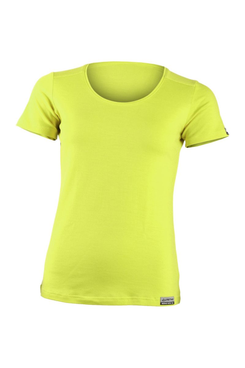Lasting dámske merino tričko IRENA 2323 žltá Veľkosť: M 8596445032697