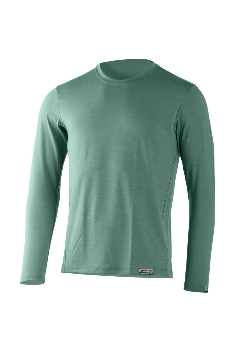 Lasting pánske merino tričko ALAN 7575 zelené Veľkosť: L