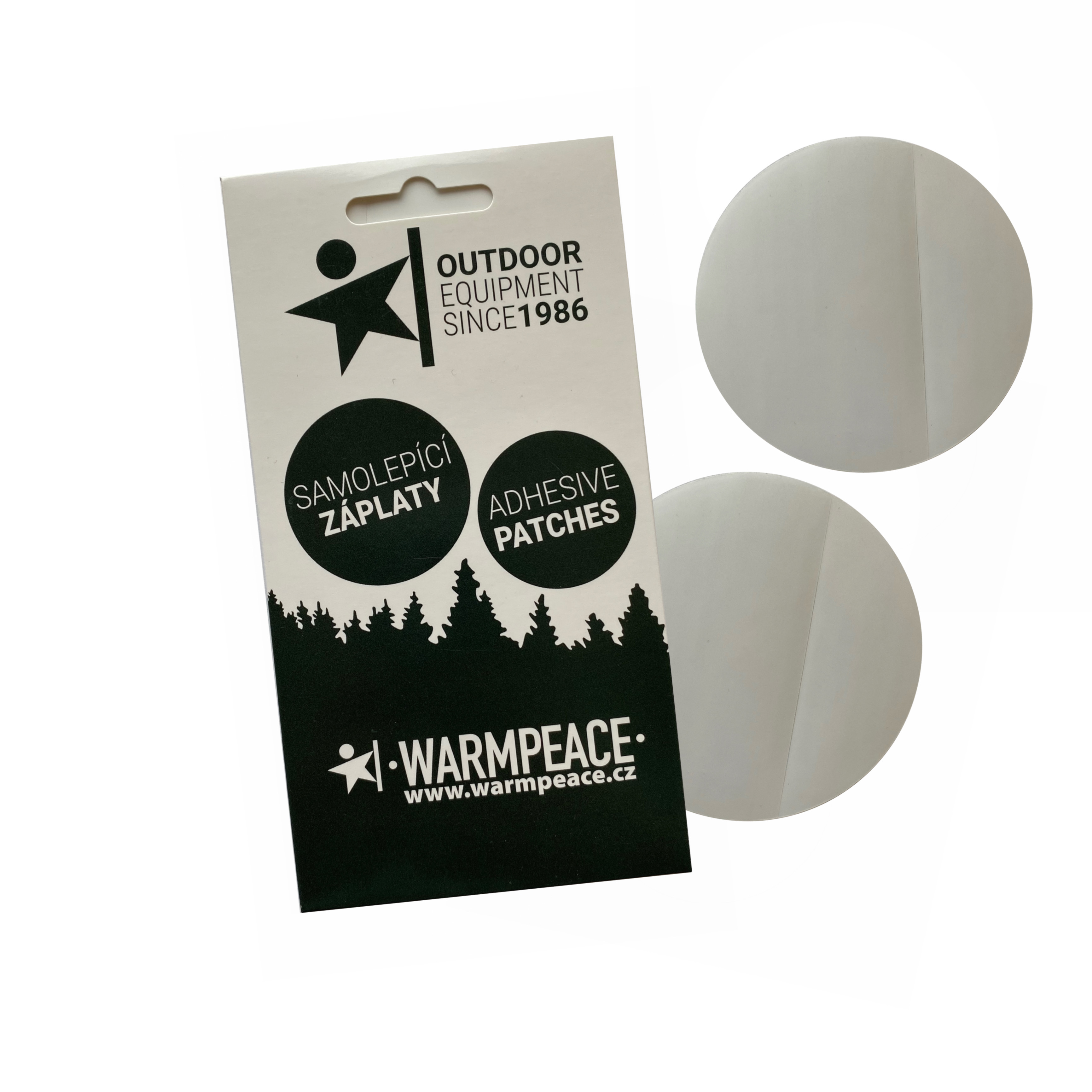 Warmpeace Záplaty samolepiace - 75 mm 2 ks 8591037072426
