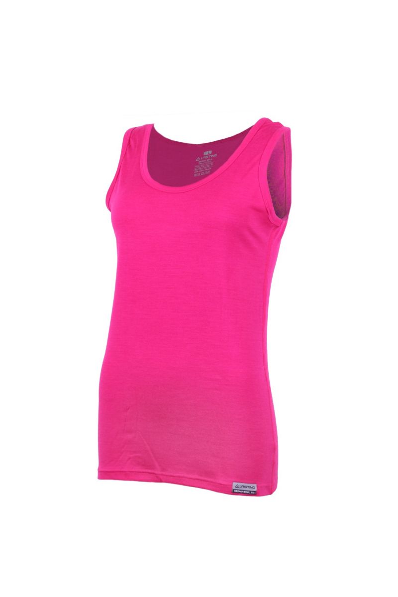 Lasting dámske merino tielko BARA 4747 ružová Veľkosť: S