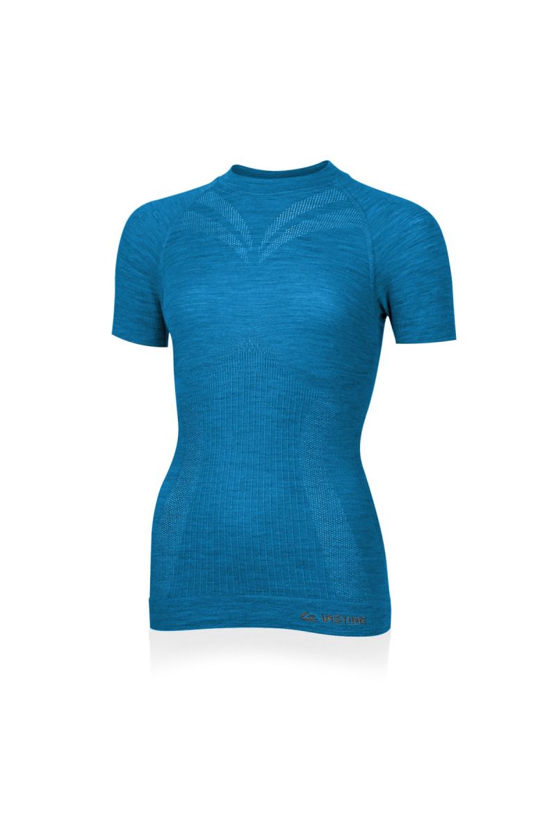 Lasting dámske merino tričko MALBA 5150 modré Veľkosť: L/XL