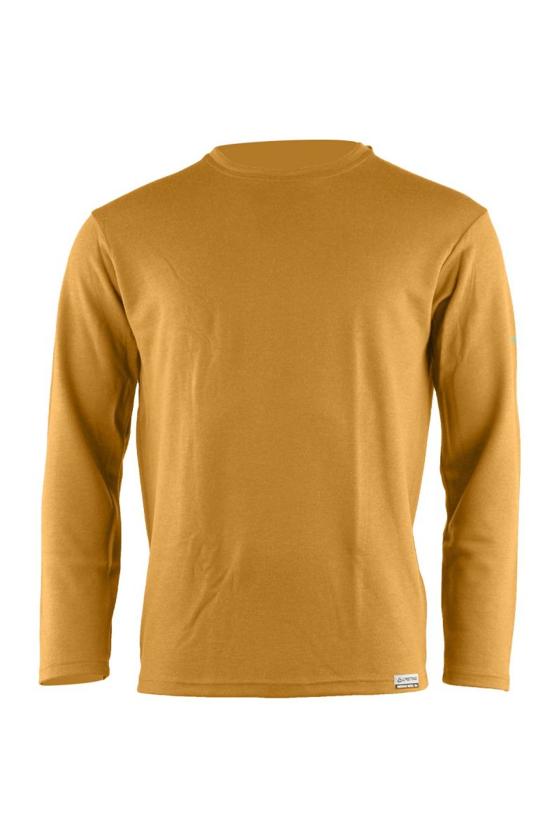 Lasting pánska merino mikina WOLK 2424 horčicová Veľkosť: L 8596445031614