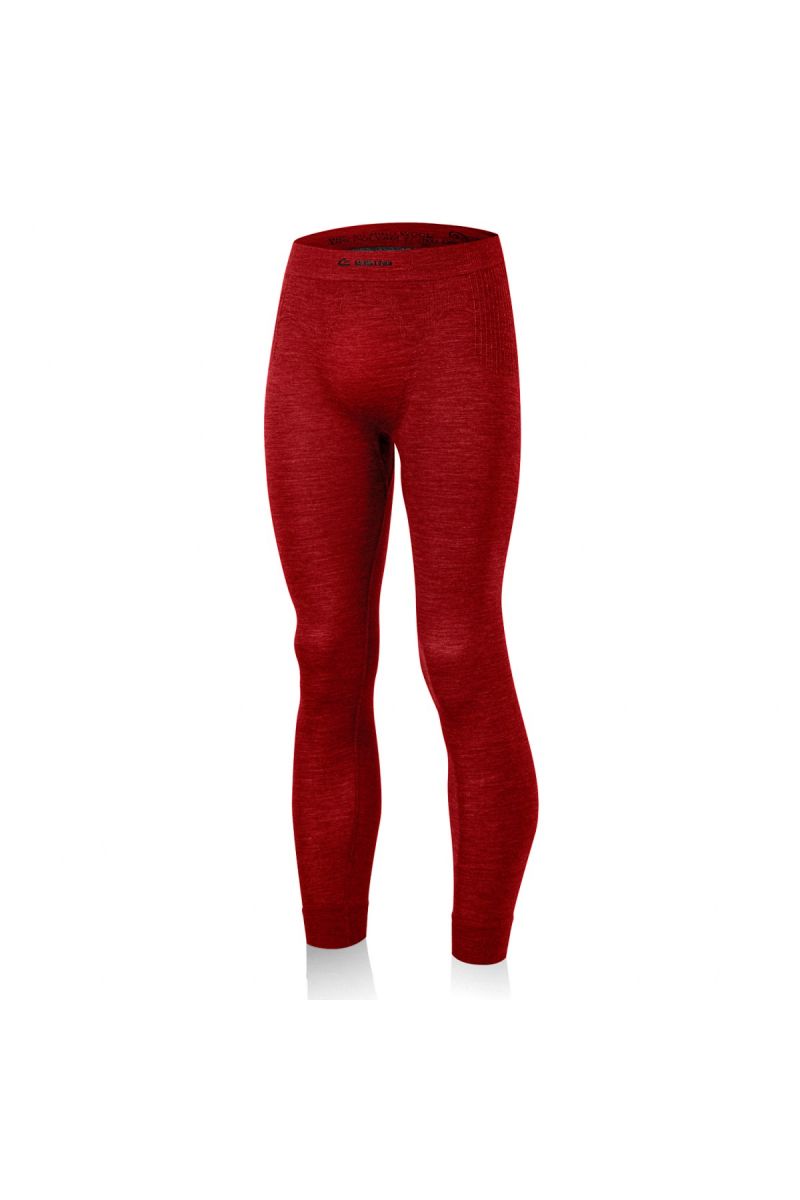 Lasting pánske merino spodky MATEO červené Veľkosť: L/XL