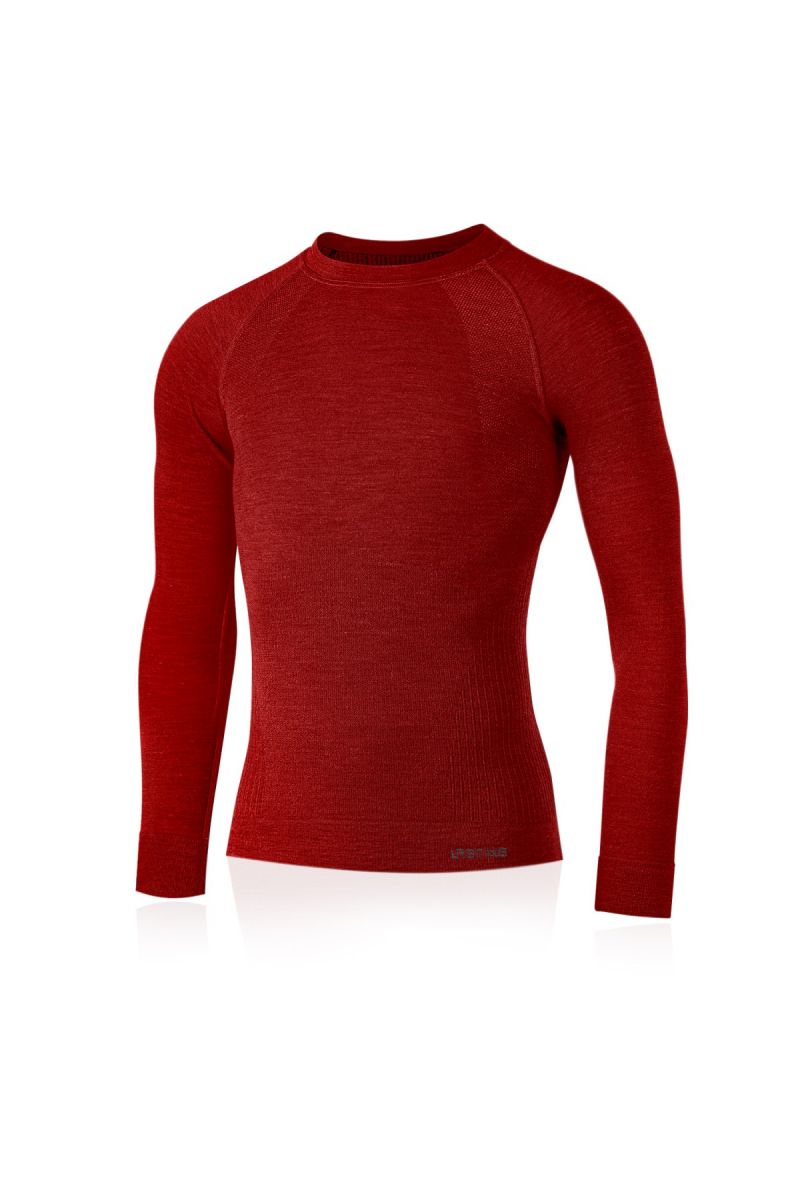 Lasting pánske merino triko MAPOL červené Veľkosť: L/XL