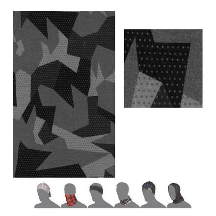 Sensor TUBE MERINO IMPRESS šatku multifunkčný čierna / camo Pohlavie: muži