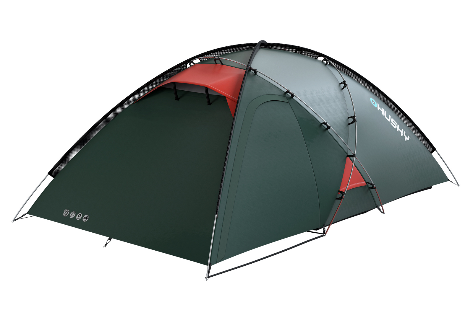 Husky Stan Extreme Felen 2-3 zelená Veľkosť: UNI 8592287008005