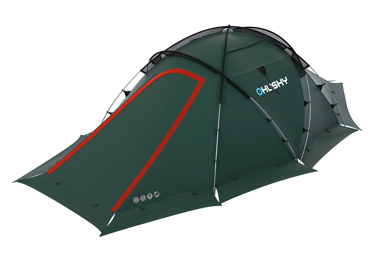 Husky Stan Extreme Fighter 3-4 zelená Veľkosť: OneSize