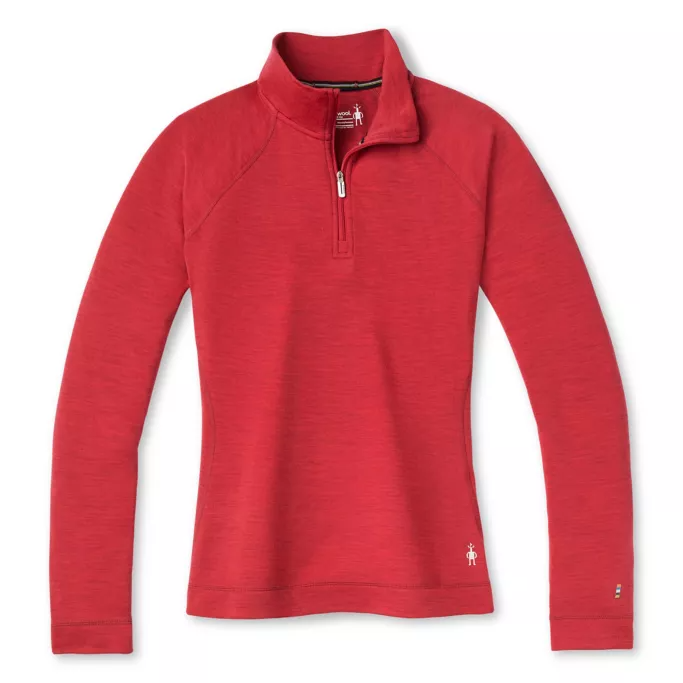 Smartwool W Merino 250 Baselayer 1/4 Zip Boxed pomegranate heather Veľkosť: S 195436099800