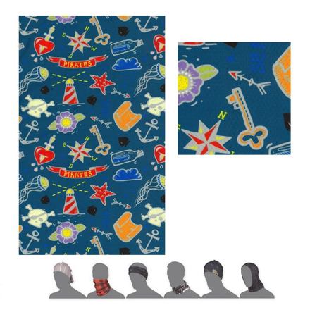 SENSOR TUBE COOLMAX IMPRESS TATTOO detský šatku multifunkčné zafír Veľkosť: UNI