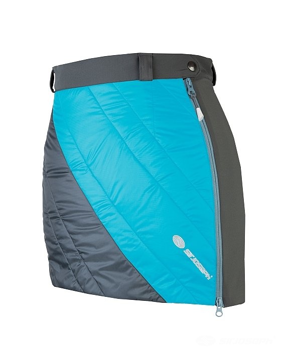 Sir Joseph Vertin Skirt II dark grey/turquoise Veľkosť: XL  dámska sukňa