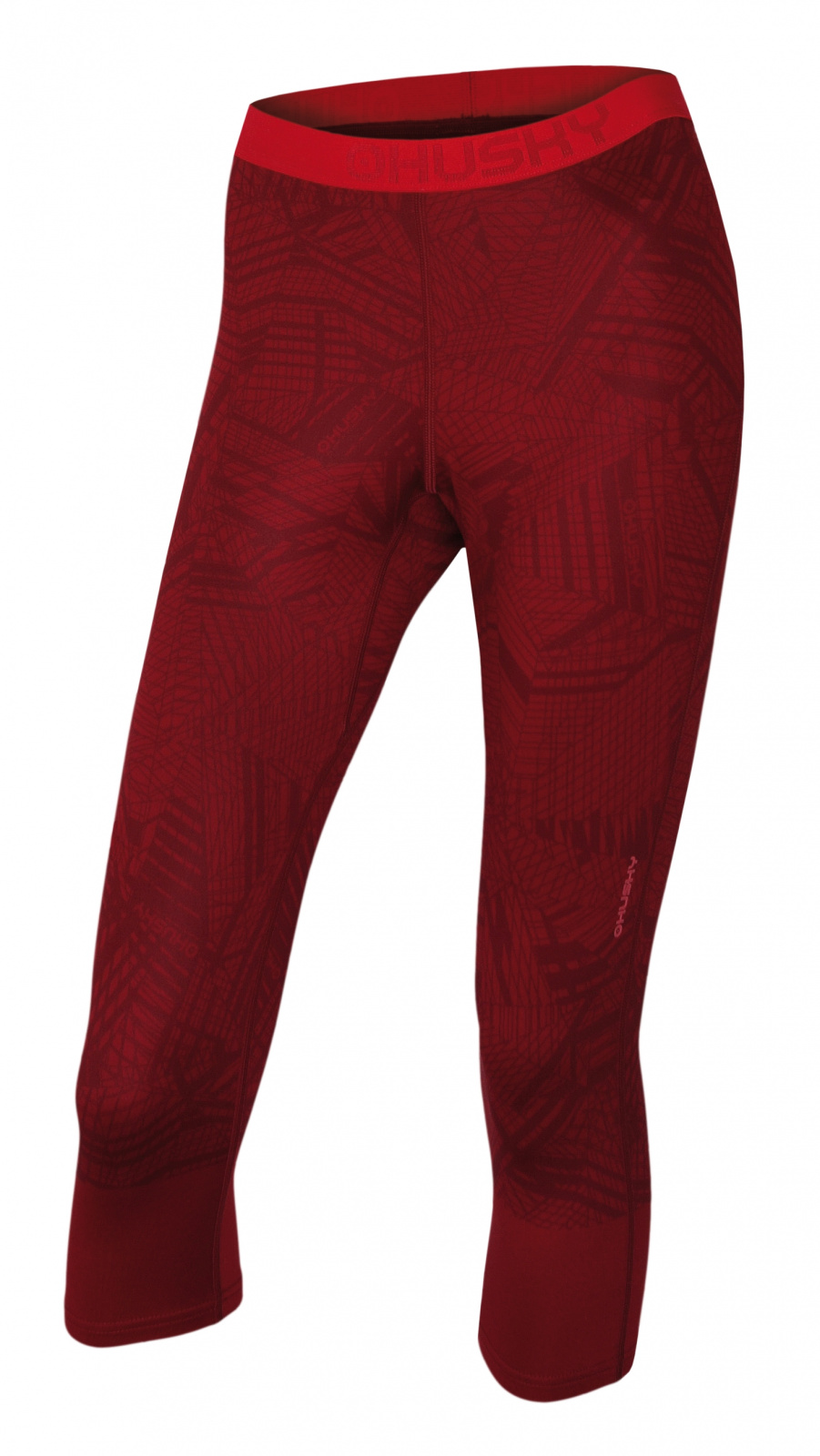 Husky Termobielizeň Winter Active Dámske 3/4 nohavice tm. tehlová Veľkosť: XL