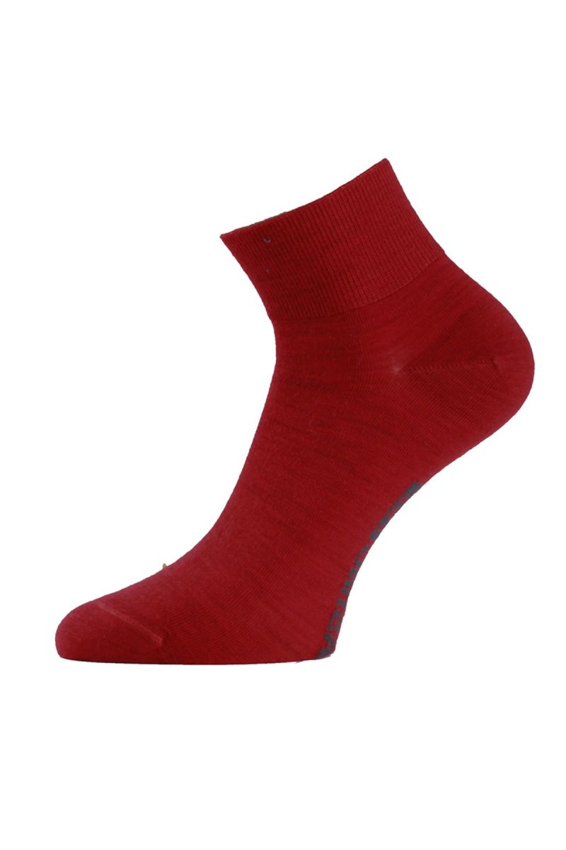 Lasting merino ponožky FWE červené Veľkosť: (42-45) L