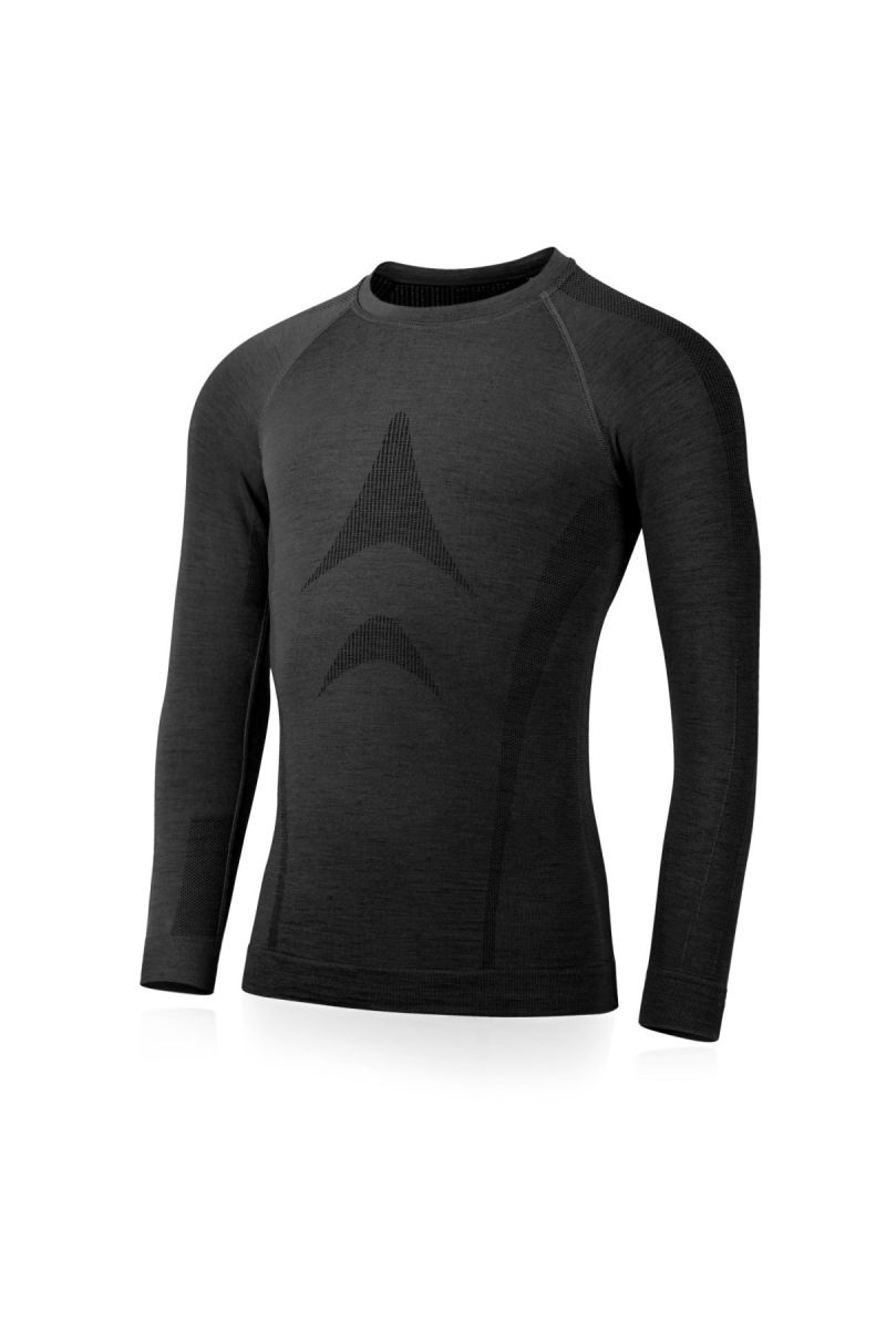 Lasting pánske merino tričko WOLF šedej Veľkosť: L/XL